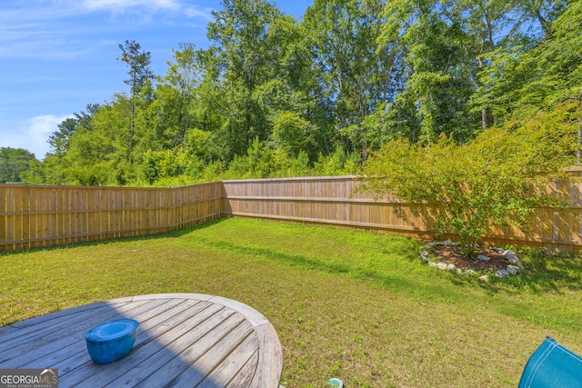 264 Golden Eagle Pkwy, Braselton, GA 30517 - fenced backyard featuring a deck