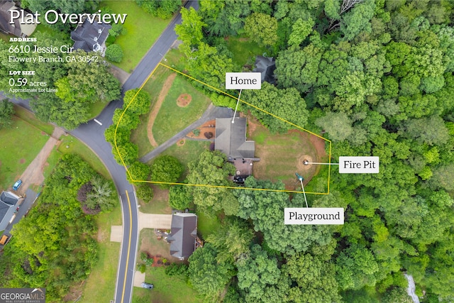 264 Golden Eagle Pkwy, Braselton, GA 30517 - aerial view