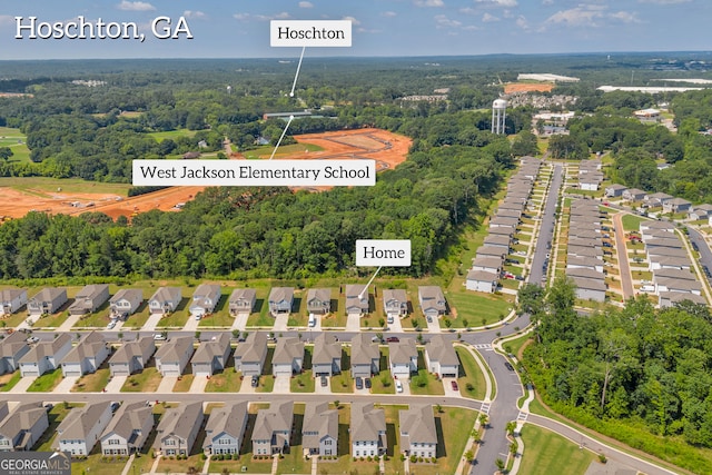 264 Golden Eagle Pkwy, Braselton, GA 30517 - aerial view of residential area