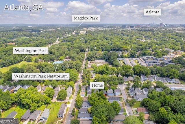 85 Ollie St NW, Atlanta, GA 30314 - aerial view of residential area