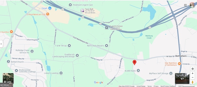 818 Arch Tanner Rd, Bethlehem, GA 30620 - map of property with streets / nearby areas