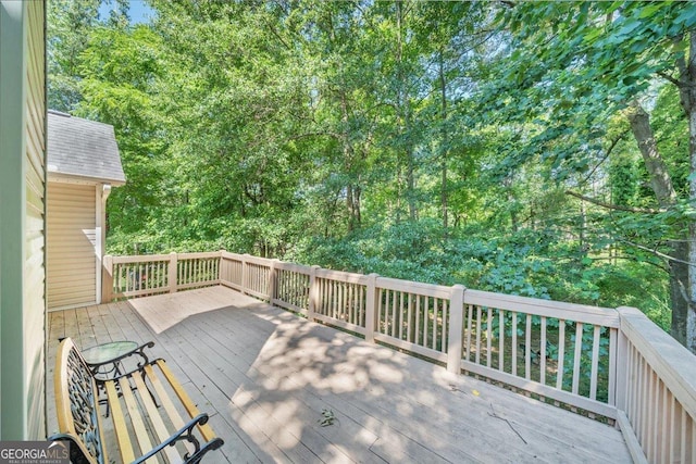 536 Sam Brown Blvd, Commerce, GA 30529 - view of deck