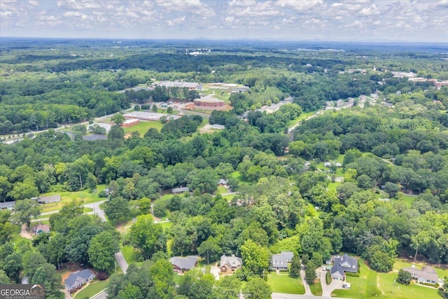 536 Sam Brown Blvd, Commerce, GA 30529 - bird's eye view of a heavily wooded area