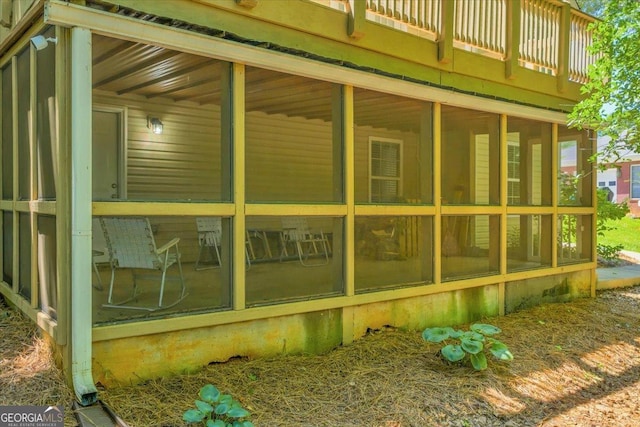 536 Sam Brown Blvd, Commerce, GA 30529 - view of side of property featuring a sunroom
