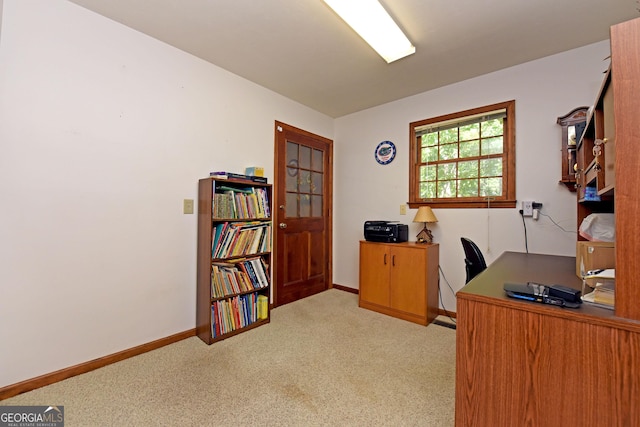77 Chestatee Dr, Blairsville, GA 30512 - office with light colored carpet and baseboards