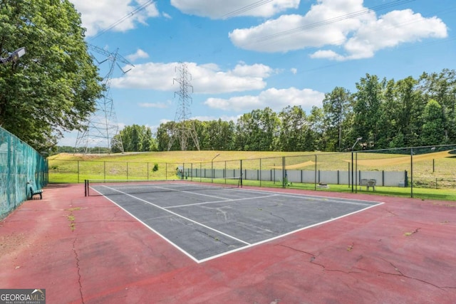 1504 Wingate Way, Atlanta, GA 30350 - view of tennis court
