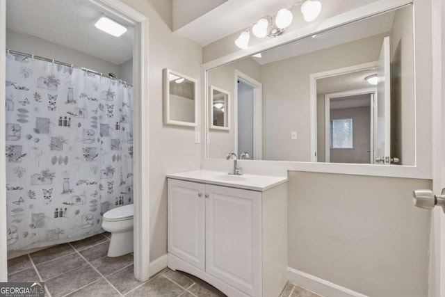 1504 Wingate Way, Atlanta, GA 30350 - full bath featuring tile patterned floors, vanity, and curtained shower