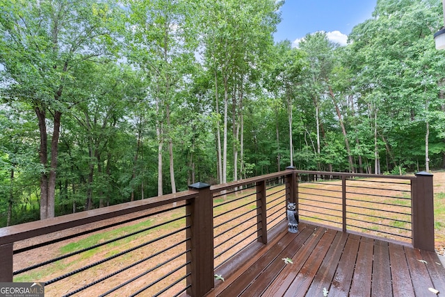 712 Meadow Run Ct, Clarkesville, GA 30523 - view of wooden deck