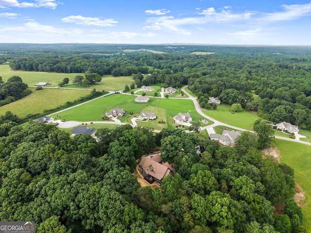 712 Meadow Run Ct, Clarkesville, GA 30523 - aerial overview of property's location featuring a heavily wooded area
