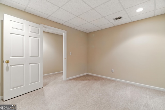2832 Windrush Dr, Buford, GA 30518 - unfurnished bedroom with carpet floors and a paneled ceiling
