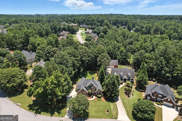 2832 Windrush Dr, Buford, GA 30518 - aerial view of a heavily wooded area