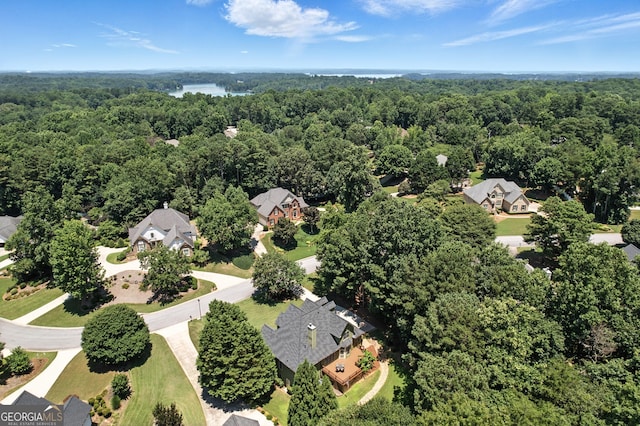 2832 Windrush Dr, Buford, GA 30518 - aerial perspective of suburban area featuring a heavily wooded area