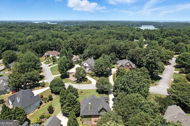 2832 Windrush Dr, Buford, GA 30518 - aerial view of residential area with a forest