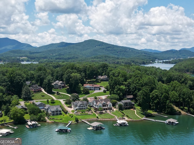 2722 Hidden Valley Rd, Hiawassee, GA 30546 - bird's eye view of a forest and a water and mountain view