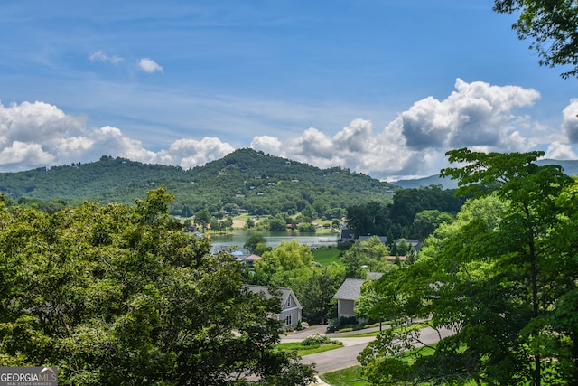 2722 Hidden Valley Rd, Hiawassee, GA 30546 - view of mountain background featuring a large body of water