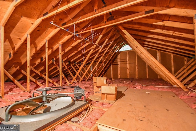 2722 Hidden Valley Rd, Hiawassee, GA 30546 - view of unfinished attic