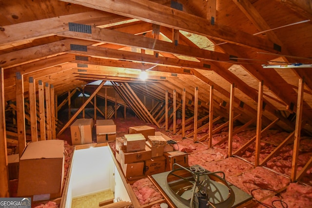 2722 Hidden Valley Rd, Hiawassee, GA 30546 - view of unfinished attic