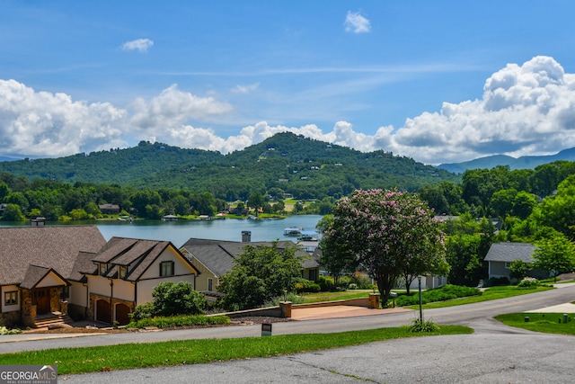 2722 Hidden Valley Rd, Hiawassee, GA 30546 - view of mountain backdrop featuring a large body of water