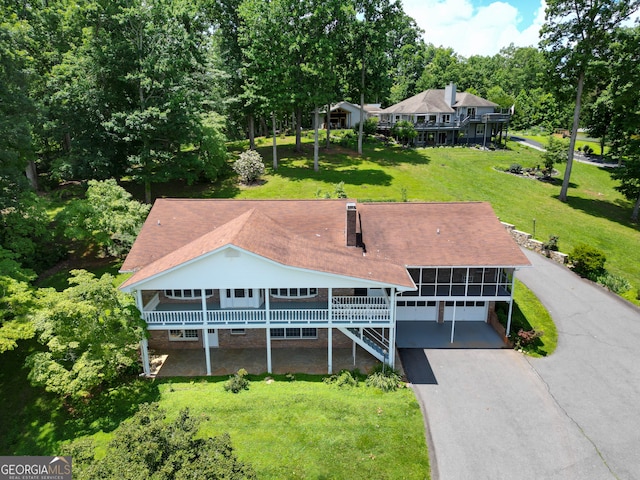 2722 Hidden Valley Rd, Hiawassee, GA 30546 - view from above of property featuring a tree filled landscape