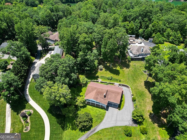 2722 Hidden Valley Rd, Hiawassee, GA 30546 - aerial view of property's location featuring a forest