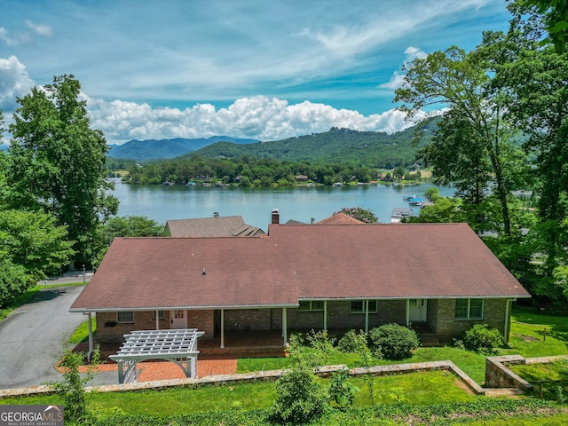 2722 Hidden Valley Rd, Hiawassee, GA 30546 - water view with mountains