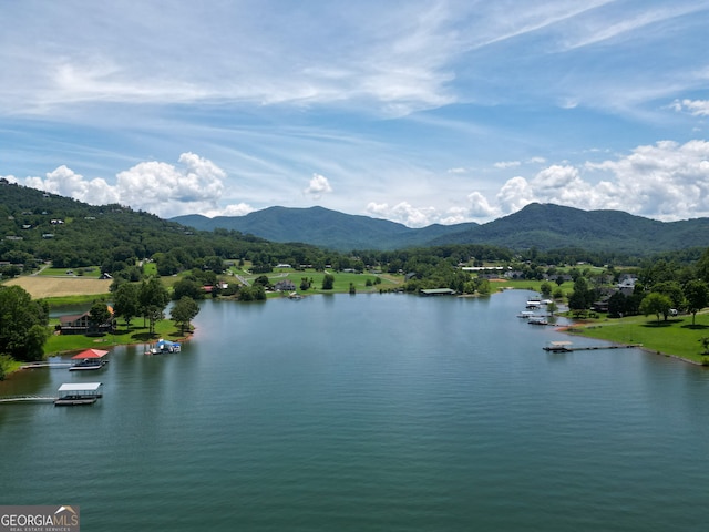 2722 Hidden Valley Rd, Hiawassee, GA 30546 - water view featuring mountains