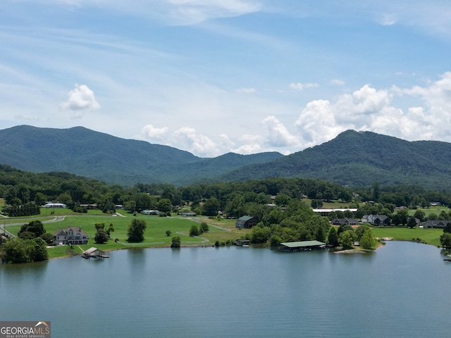 2722 Hidden Valley Rd, Hiawassee, GA 30546 - water view with mountains
