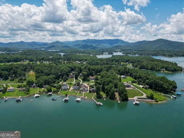 2722 Hidden Valley Rd, Hiawassee, GA 30546 - aerial view of a water and mountain view