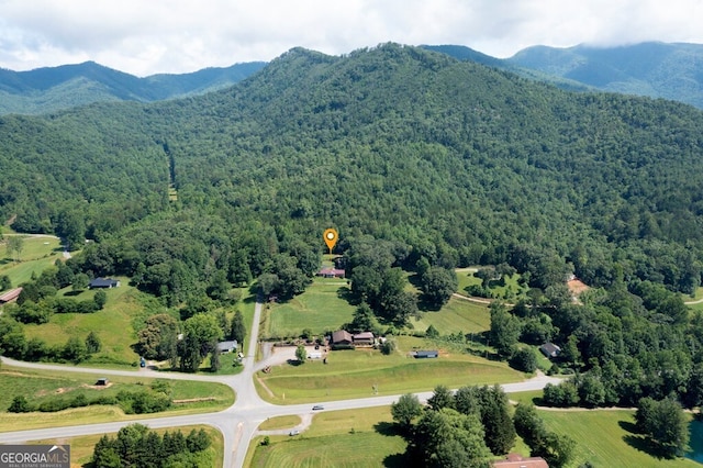 16 Lois Ln, Hayesville, NC 28904 - aerial view of a mountain backdrop