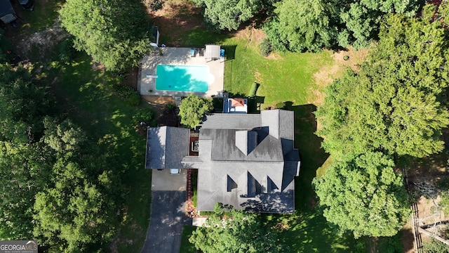 1780 Double Bridge Rd, Demorest, GA 30535 - aerial overview of property's location featuring a pool