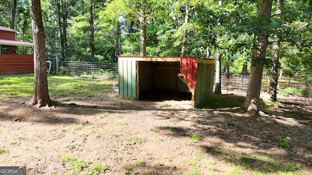 1780 Double Bridge Rd, Demorest, GA 30535 - view of yard with an outbuilding