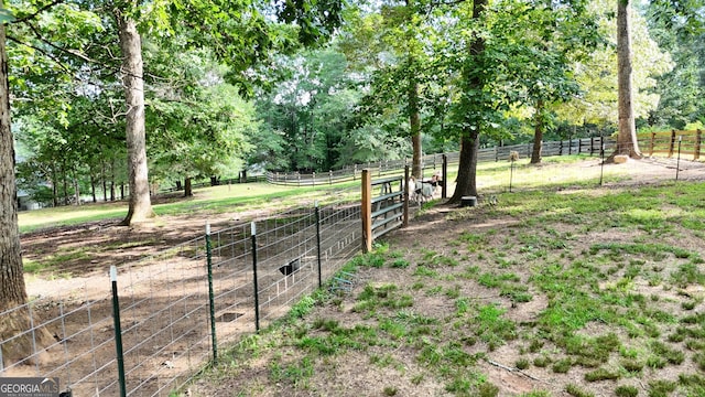 1780 Double Bridge Rd, Demorest, GA 30535 - view of yard with a rural view and view of wooded area