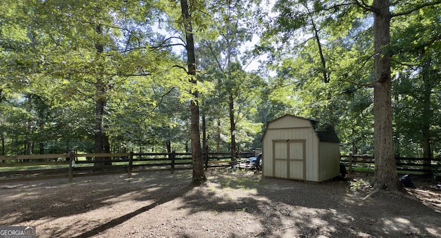 1780 Double Bridge Rd, Demorest, GA 30535 - view of yard with a storage unit