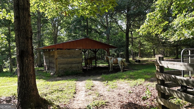 1780 Double Bridge Rd, Demorest, GA 30535 - view of yard featuring an outbuilding