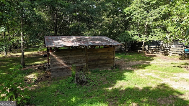 1780 Double Bridge Rd, Demorest, GA 30535 - view of yard with a shed