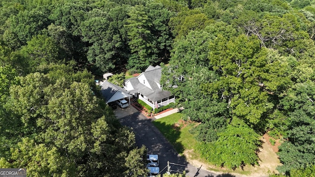1780 Double Bridge Rd, Demorest, GA 30535 - bird's eye view of a forest