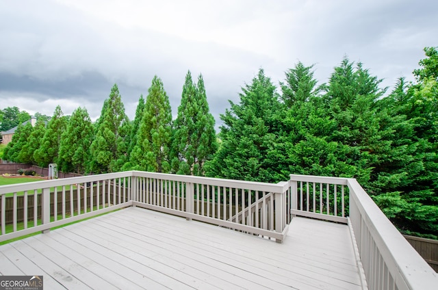 4645 Wykeshire Ct, Cumming, GA 30041 - view of wooden terrace
