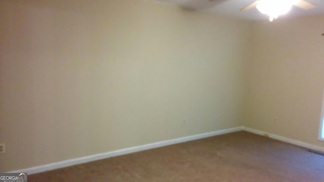 2297 Horseshoe Bend Rd SW, Marietta, GA 30064 - empty room with carpet and a ceiling fan