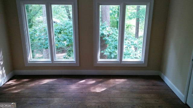 2297 Horseshoe Bend Rd SW, Marietta, GA 30064 - unfurnished room featuring plenty of natural light and dark wood-type flooring