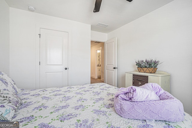 211 N Auburn Landing Pl, Auburn, GA 30011 - bedroom featuring a ceiling fan