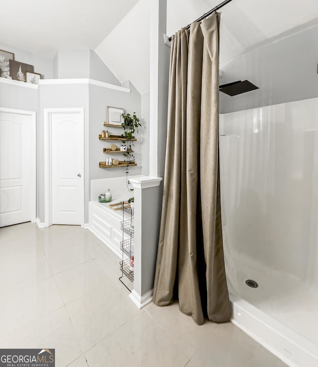 184 Fashion Xing, Mcdonough, GA 30252 - full bath with a stall shower and tile patterned flooring