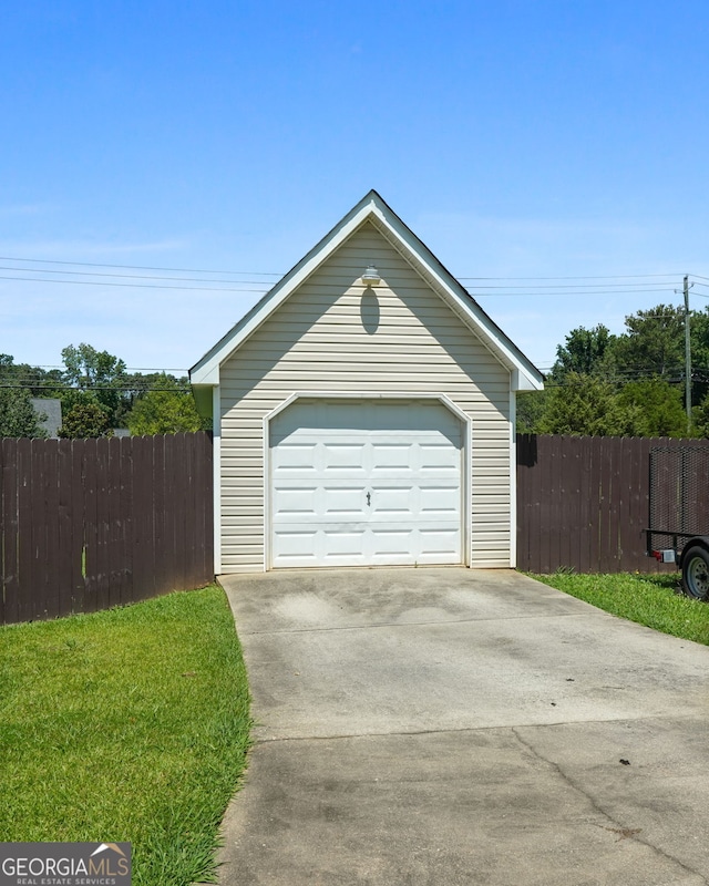 603 Rossie Ct, Mcdonough, GA 30252 - detached garage with driveway