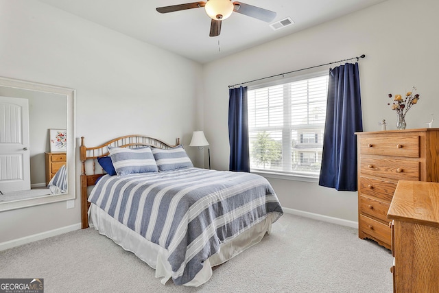 17 October Ave, Newnan, GA 30265 - bedroom with carpet floors and ceiling fan