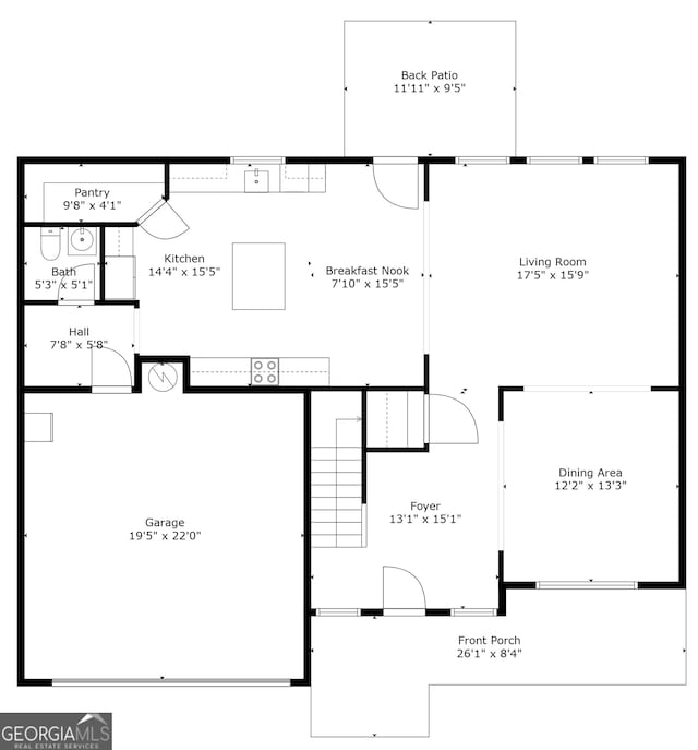17 October Ave, Newnan, GA 30265 - view of floor plan / room layout