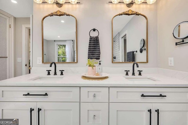 106 Draughons Dr, Saint Simons, GA 31522 - bathroom featuring double vanity