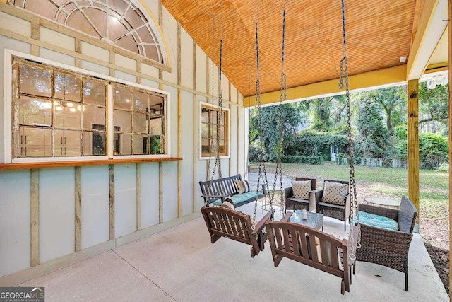 106 Draughons Dr, Saint Simons, GA 31522 - view of patio featuring outdoor lounge area