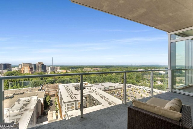 3325 Piedmont Rd NE Unit 2006, Atlanta, GA 30305 - balcony with a city view
