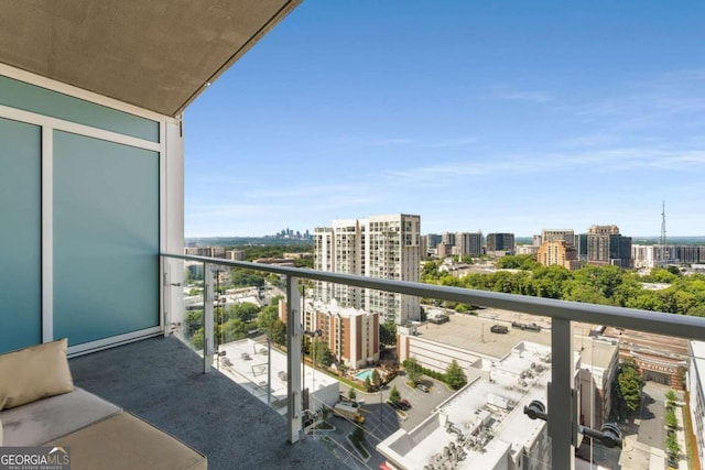 3325 Piedmont Rd NE Unit 2006, Atlanta, GA 30305 - balcony featuring a view of city