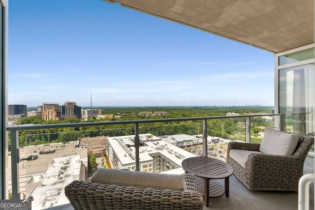 3325 Piedmont Rd NE Unit 2006, Atlanta, GA 30305 - balcony featuring a view of city