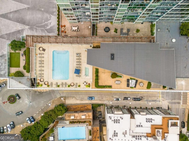 3325 Piedmont Rd NE Unit 2006, Atlanta, GA 30305 - aerial view of a pool